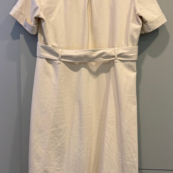 Sezane Jeannette Dress in Mottled Ecru Size 44 - Picture 5 of 7